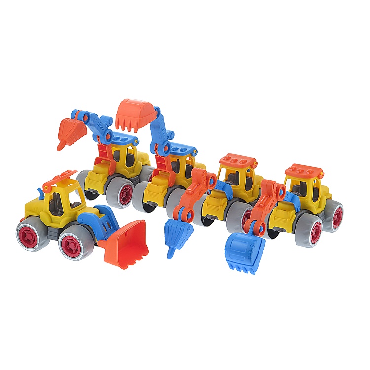 ماشین بازی تراکتور طرح هالیمو 4 مدل جور 24 تایی