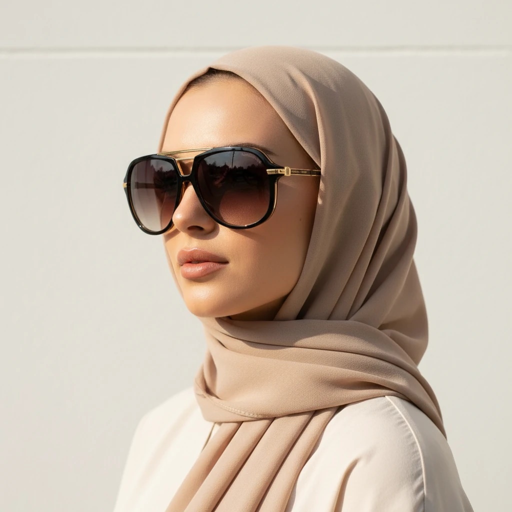 عینک افتابی زنانه مدل7091 کد 1477